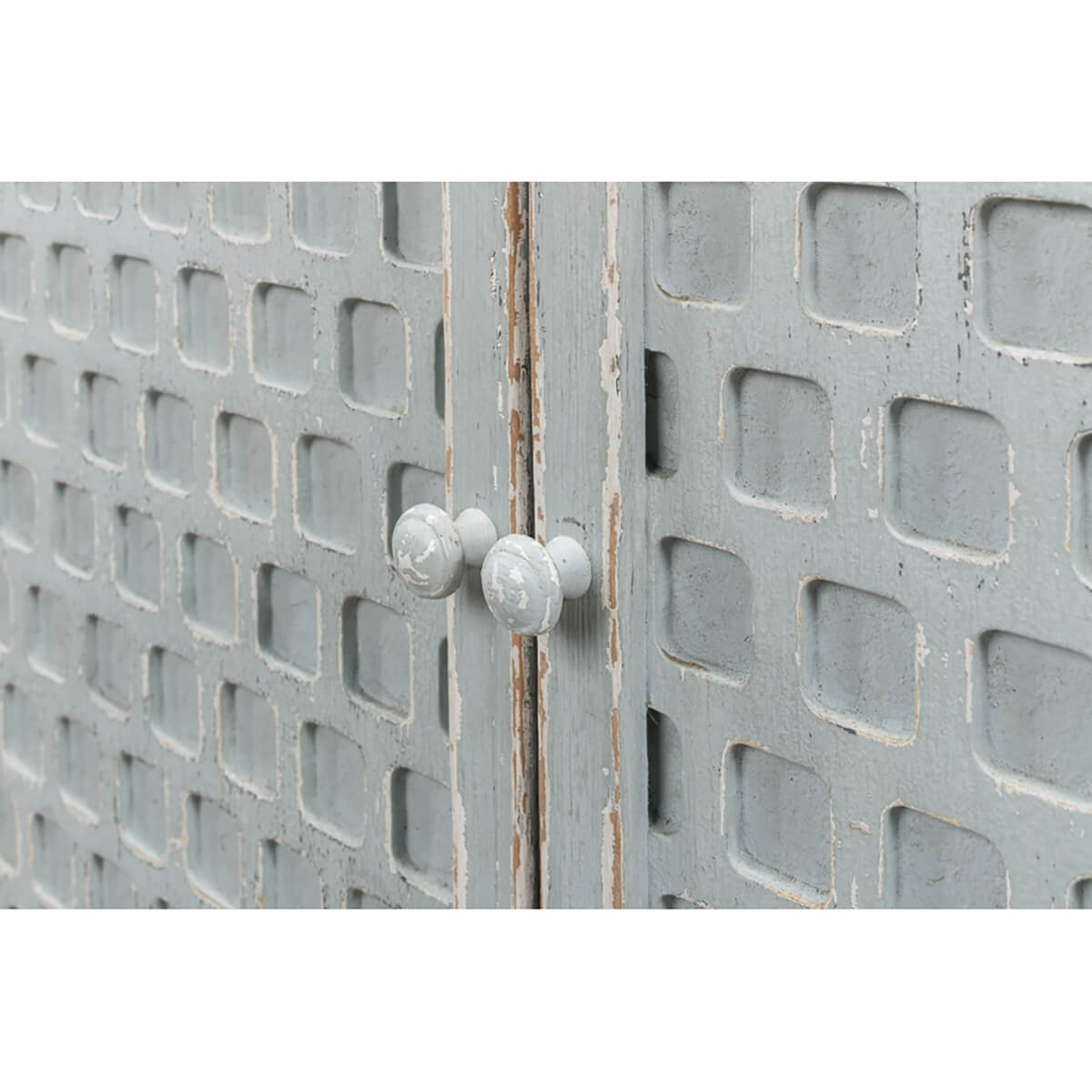 Powder Blue Rustic Sideboard - English Georgian America