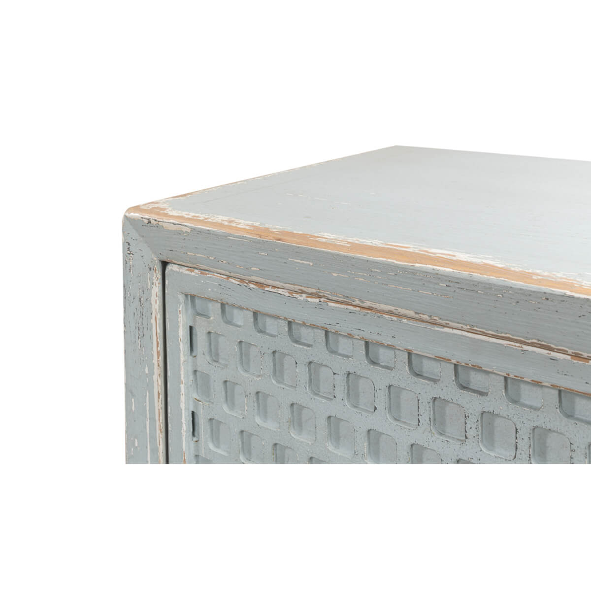 Powder Blue Rustic Sideboard - English Georgian America