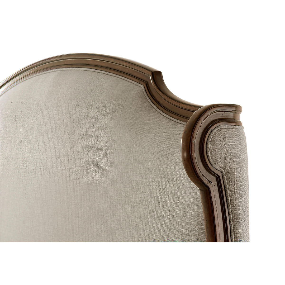 Provincial Carved California King Size Bed - English Georgian America