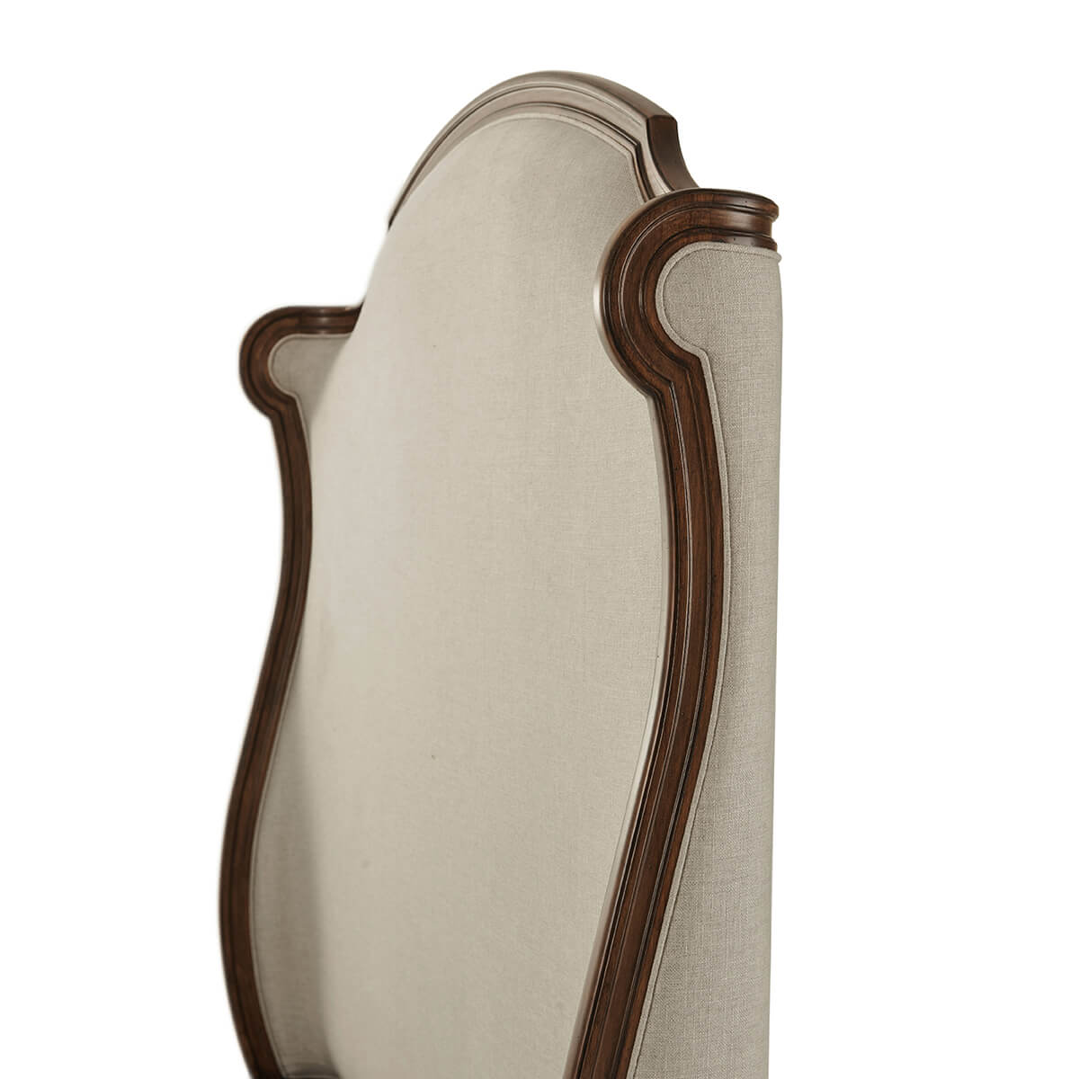 Provincial Carved Queen Size Bed - English Georgian America