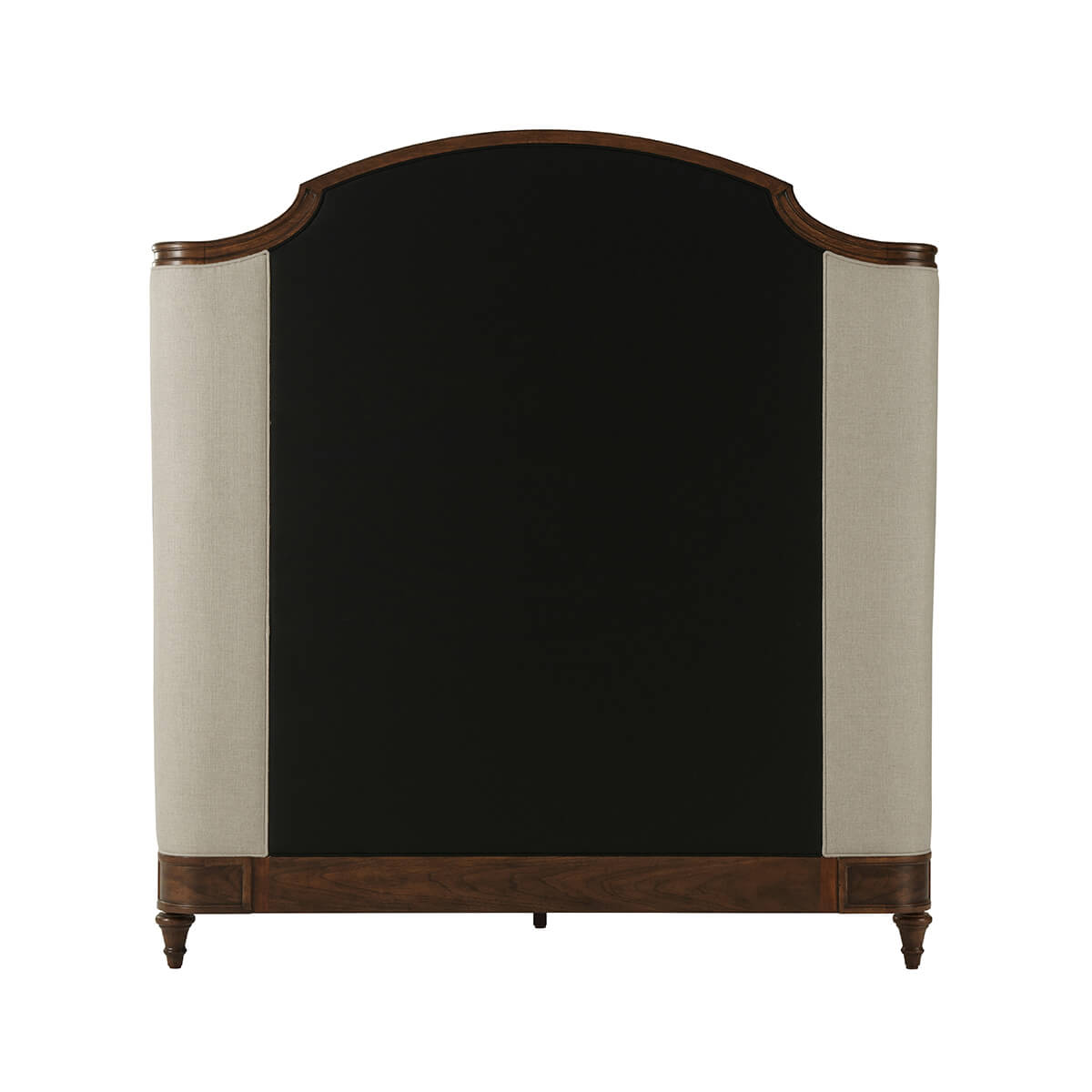 Provincial Carved Queen Size Bed - English Georgian America