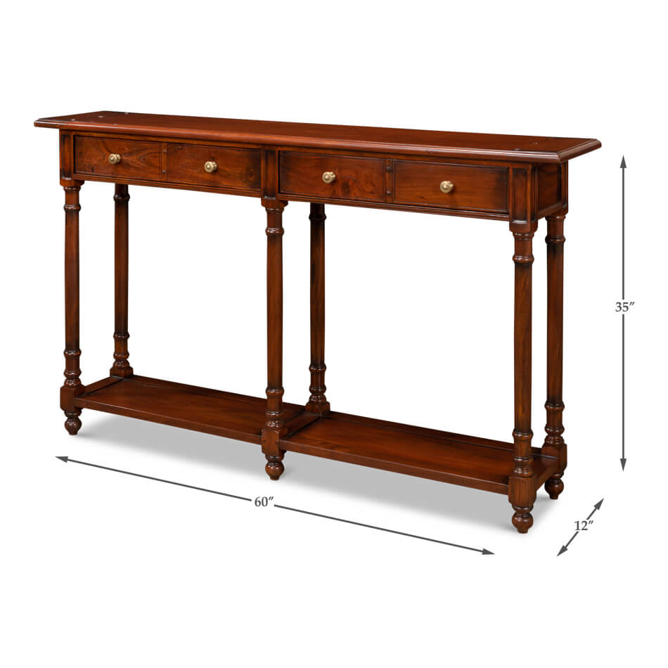 Provincial French Directoire Console Table - English Georgian America
