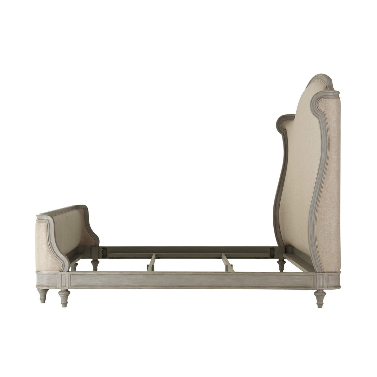 Provincial Painted King Size Bed - English Georgian America