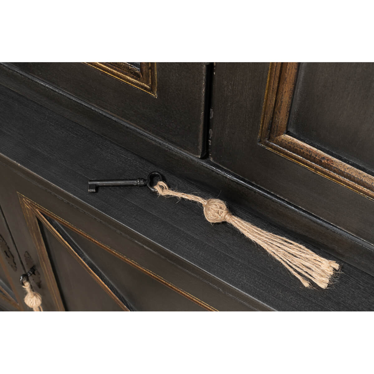 Provincial Painted Tall Bookcase - Grey - English Georgian America