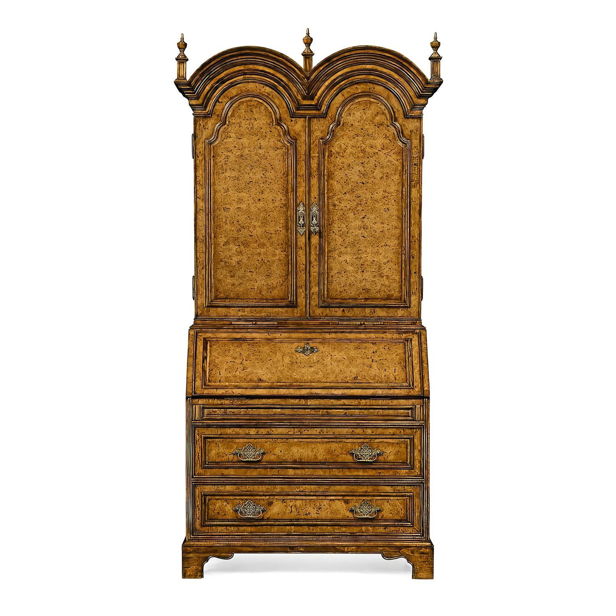 Queen Anne Style Secretary Bookcase - English Georgian America