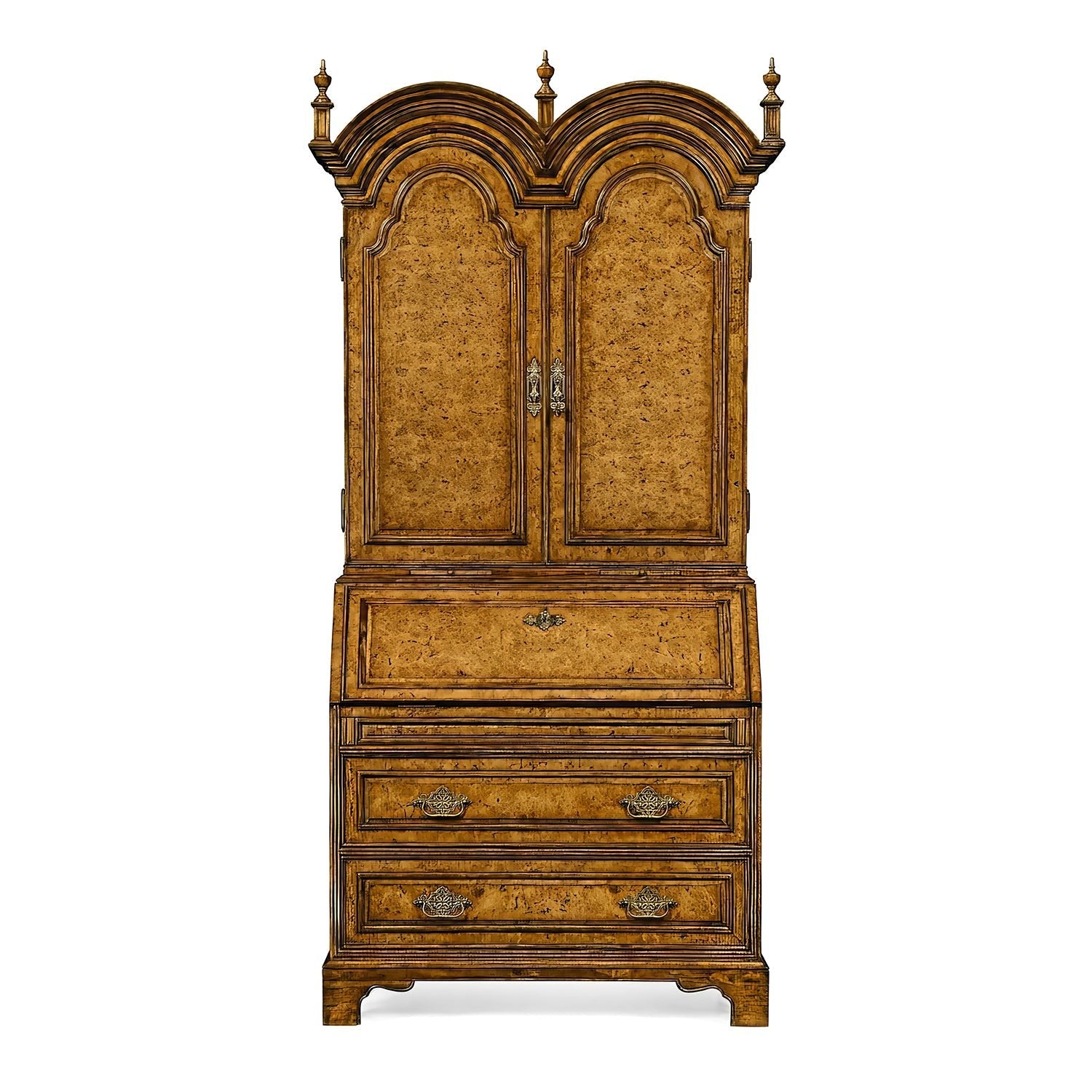 Queen Anne Style Secretary Bookcase - English Georgian America