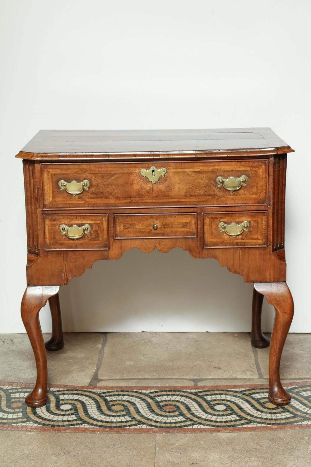 Queen Anne Walnut Lowboy - English Georgian America