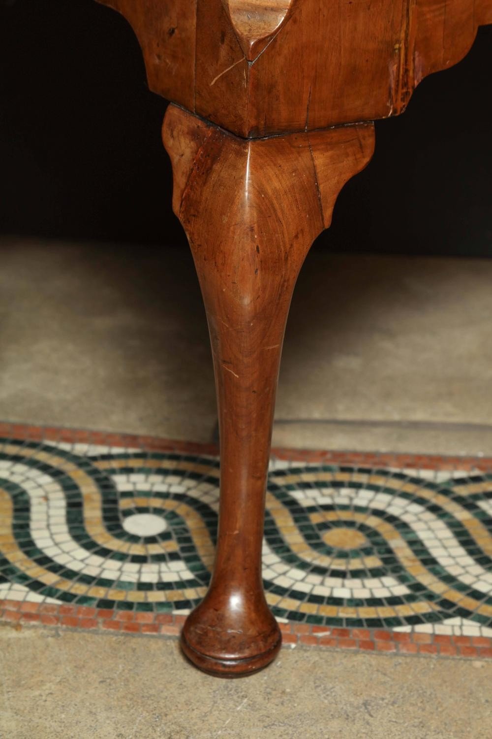 Queen Anne Walnut Lowboy - English Georgian America