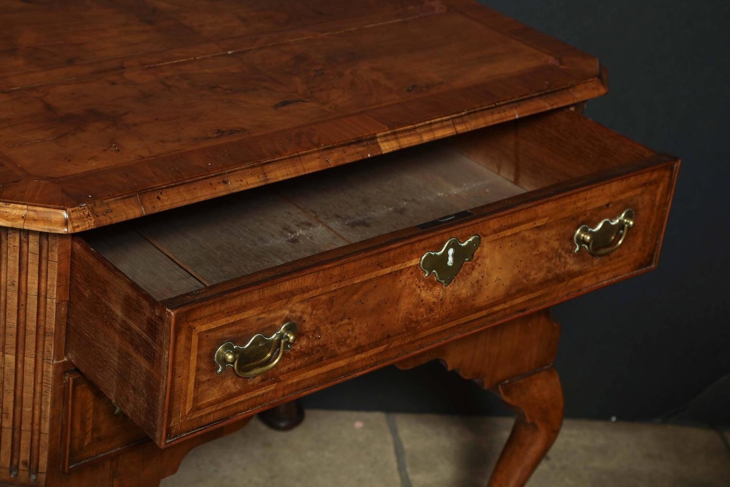 Queen Anne Walnut Lowboy - English Georgian America