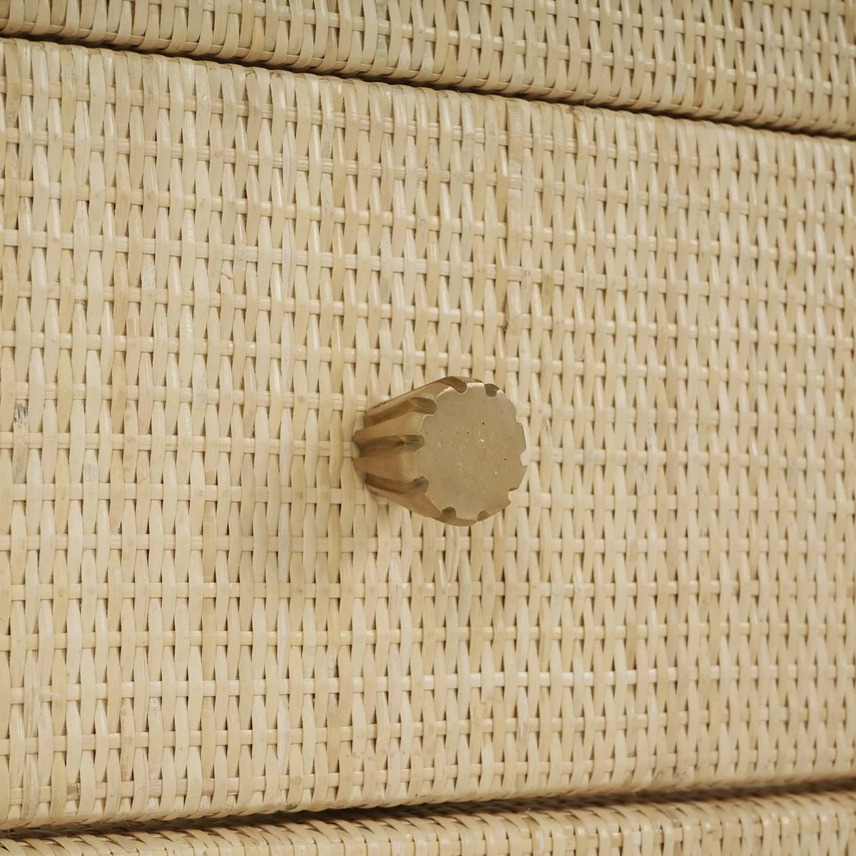 Rattan Wrapped Small Cabinet - English Georgian America