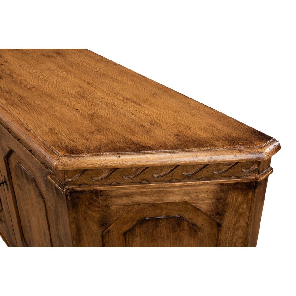 Reclaimed Pine Credenza - English Georgian America