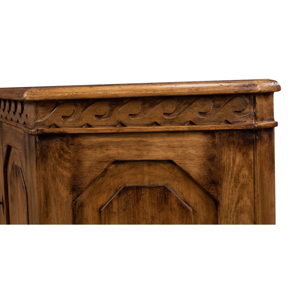 Reclaimed Pine Credenza - English Georgian America