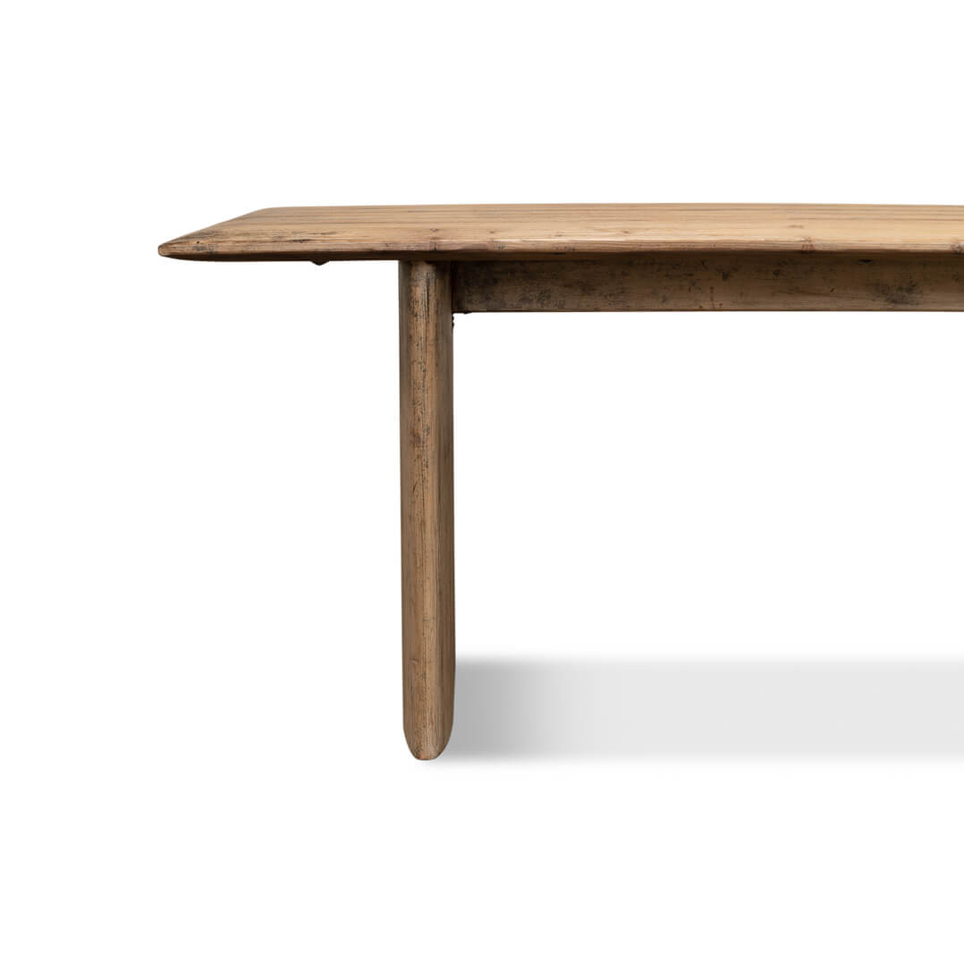 Reclaimed Pine Dining Table - English Georgian America
