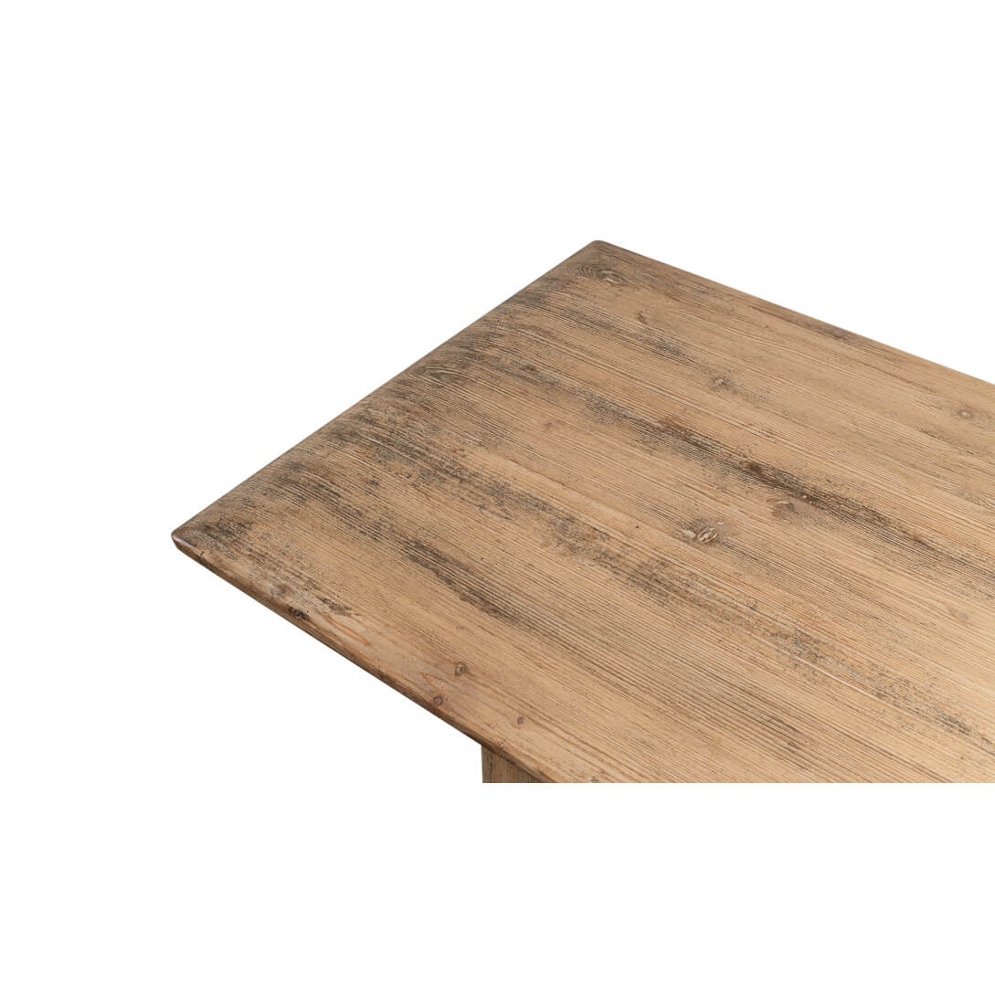 Reclaimed Pine Dining Table - English Georgian America