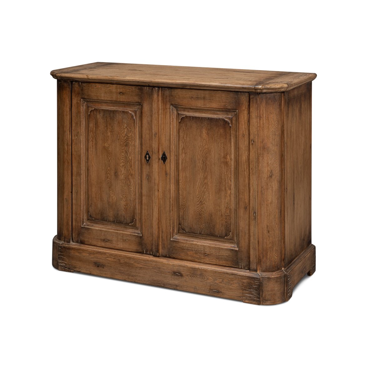 Reclaimed Pine Provincial Side Cabinet - English Georgian America