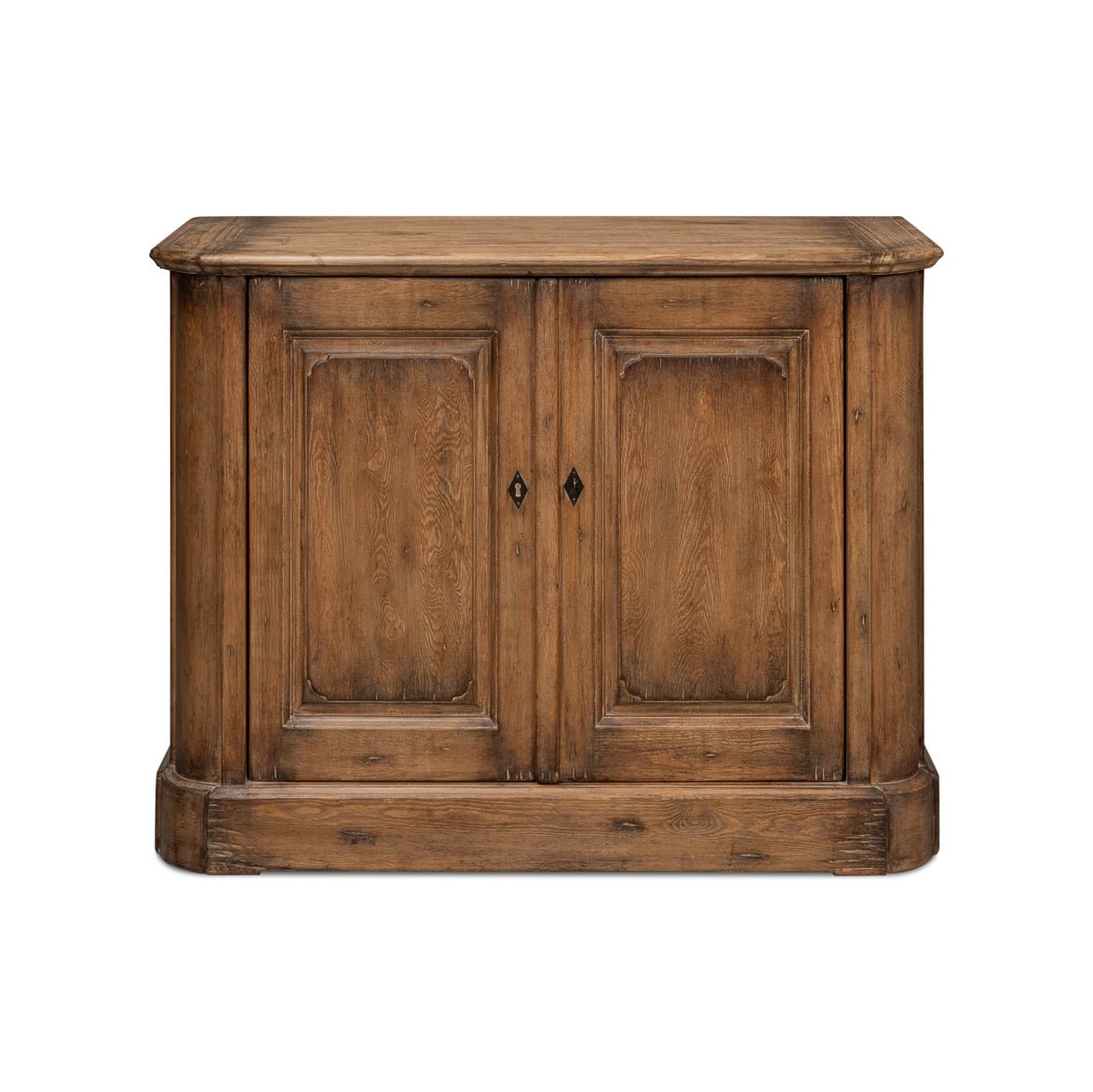 Reclaimed Pine Provincial Side Cabinet - English Georgian America