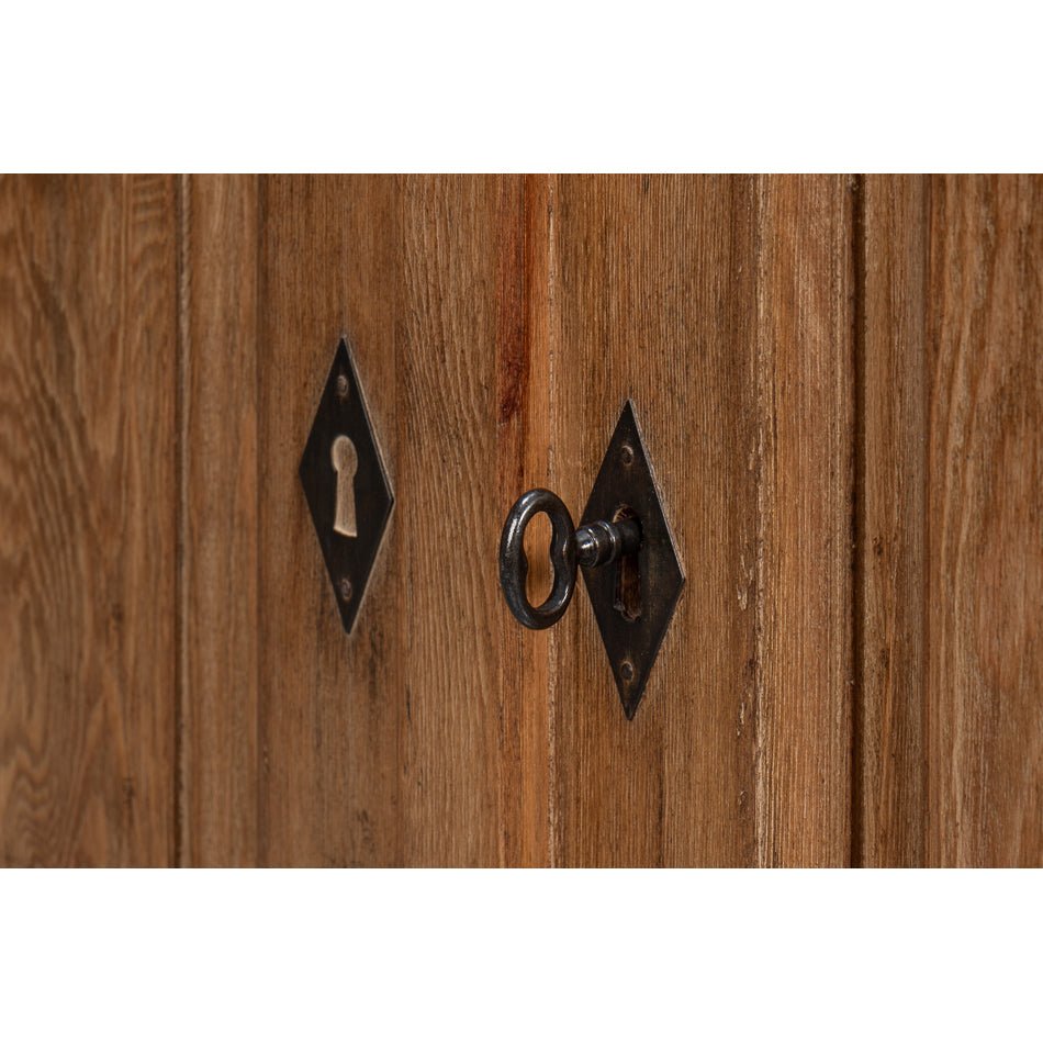 Reclaimed Pine Provincial Side Cabinet - English Georgian America