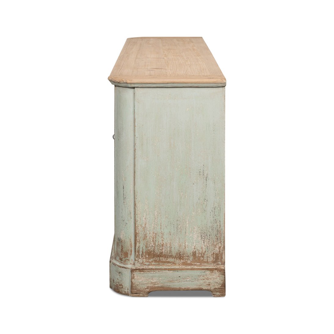 Reclaimed Pine Sage Buffet Sideboard - English Georgian America