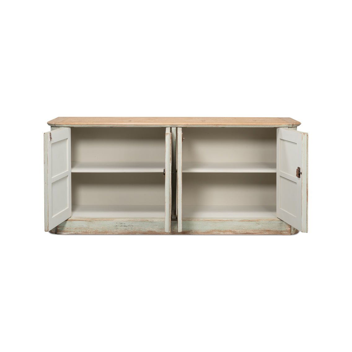 Reclaimed Pine Sage Buffet Sideboard - English Georgian America