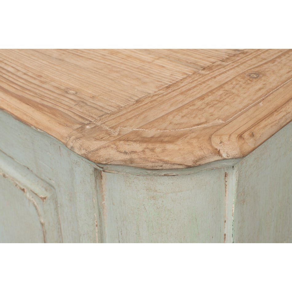 Reclaimed Pine Sage Buffet Sideboard - English Georgian America