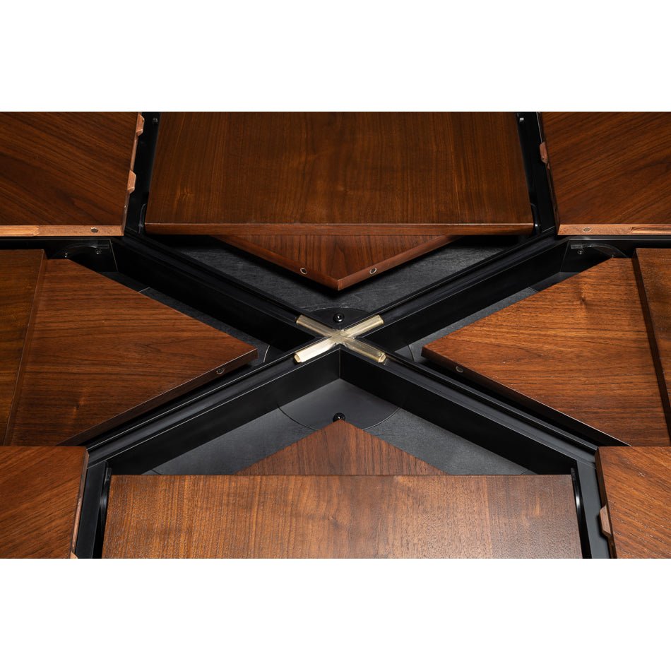 Rectangular Walnut Jupe Dining Table - English Georgian America