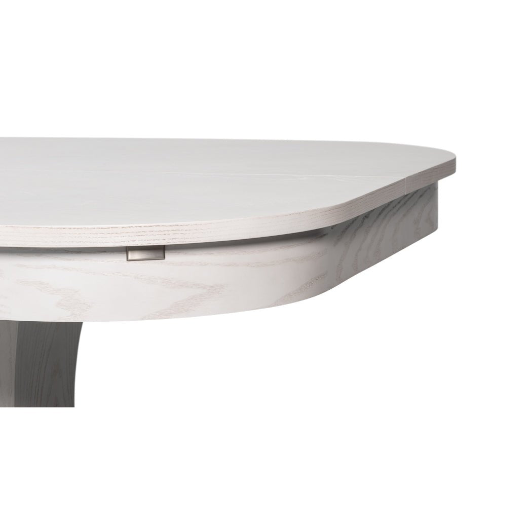 Rectangular White Jupe Dining Table - English Georgian America