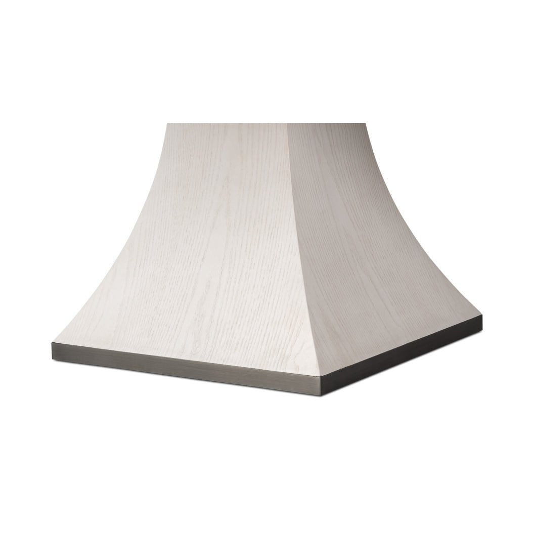 Rectangular White Jupe Dining Table - English Georgian America