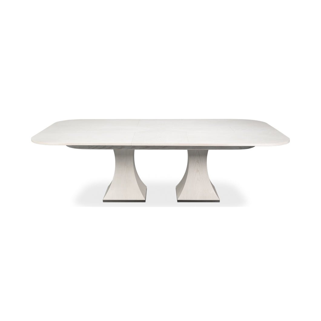 Rectangular White Jupe Dining Table - English Georgian America