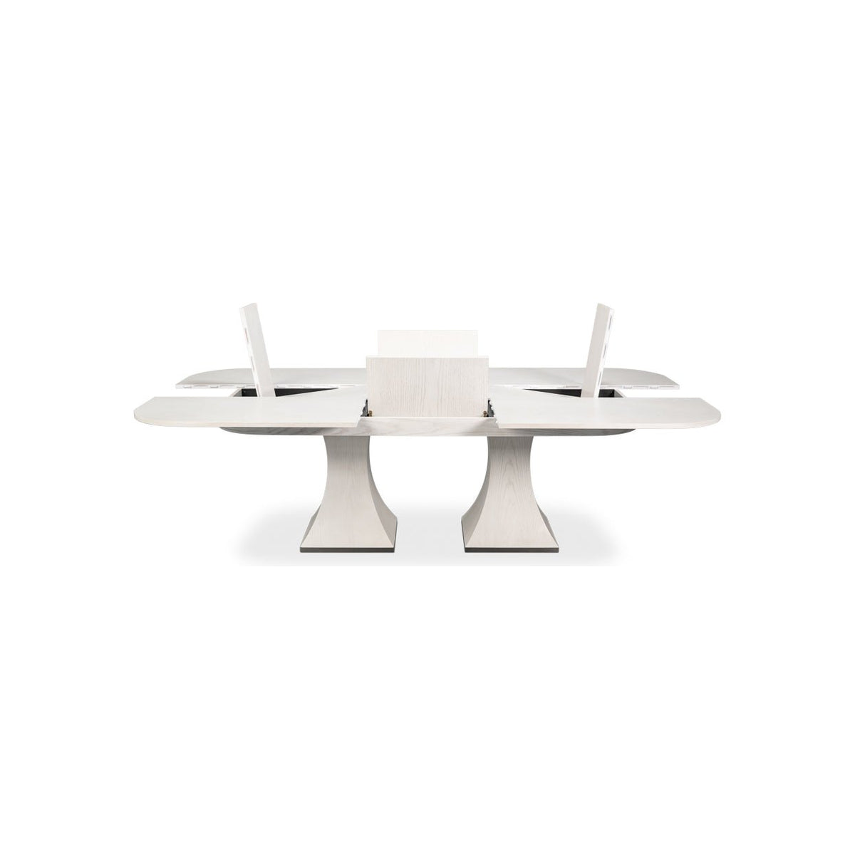 Rectangular White Jupe Dining Table - English Georgian America