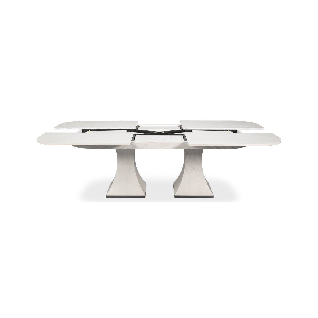 Rectangular White Jupe Dining Table - English Georgian America