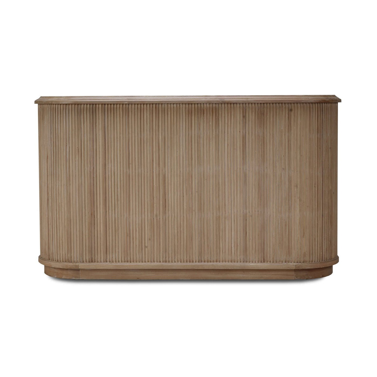 Reeded Mahogany Oval Dresser - English Georgian America