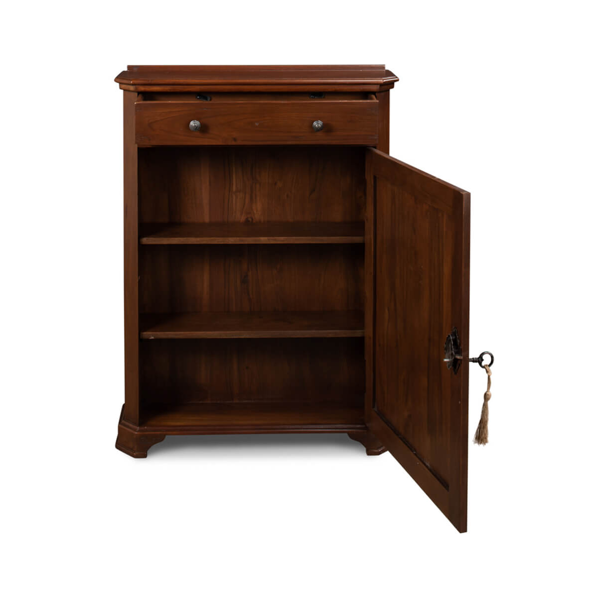 Regence Style Walnut Side Cabinet - English Georgian America