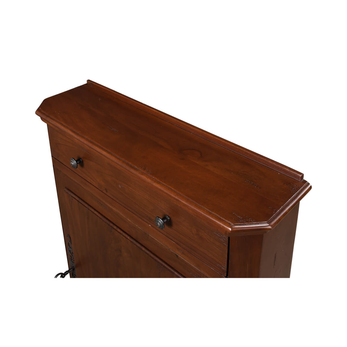 Regence Style Walnut Side Cabinet - English Georgian America