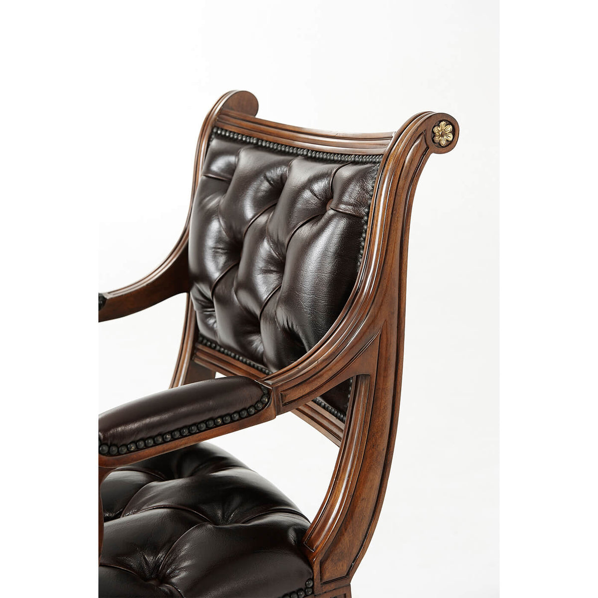 Regency Carved Armchair - English Georgian America