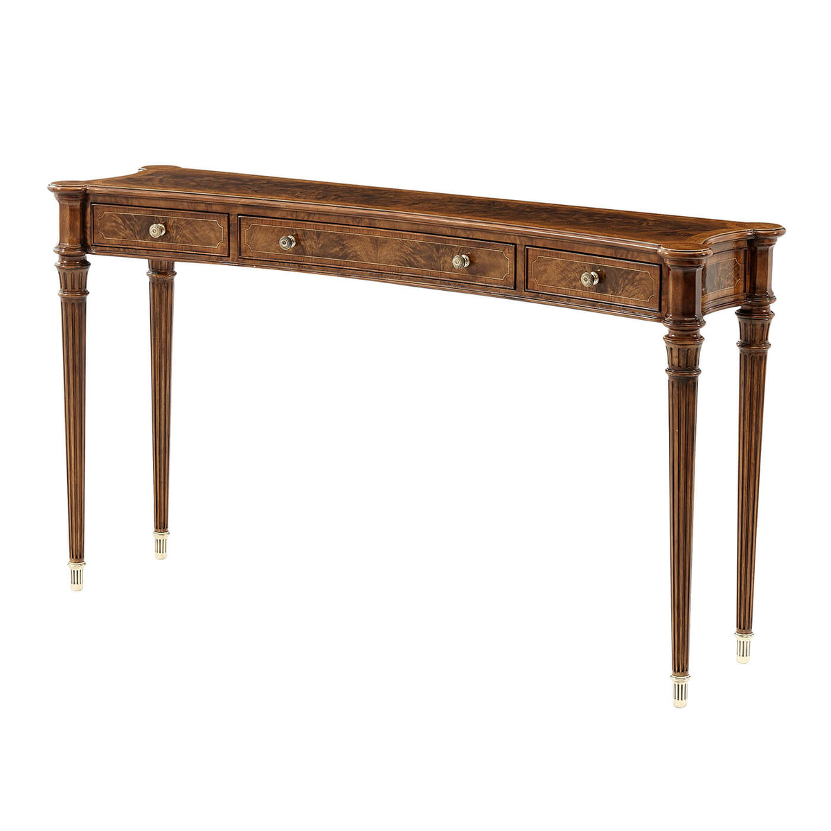 Regency Concave Front Console - English Georgian America