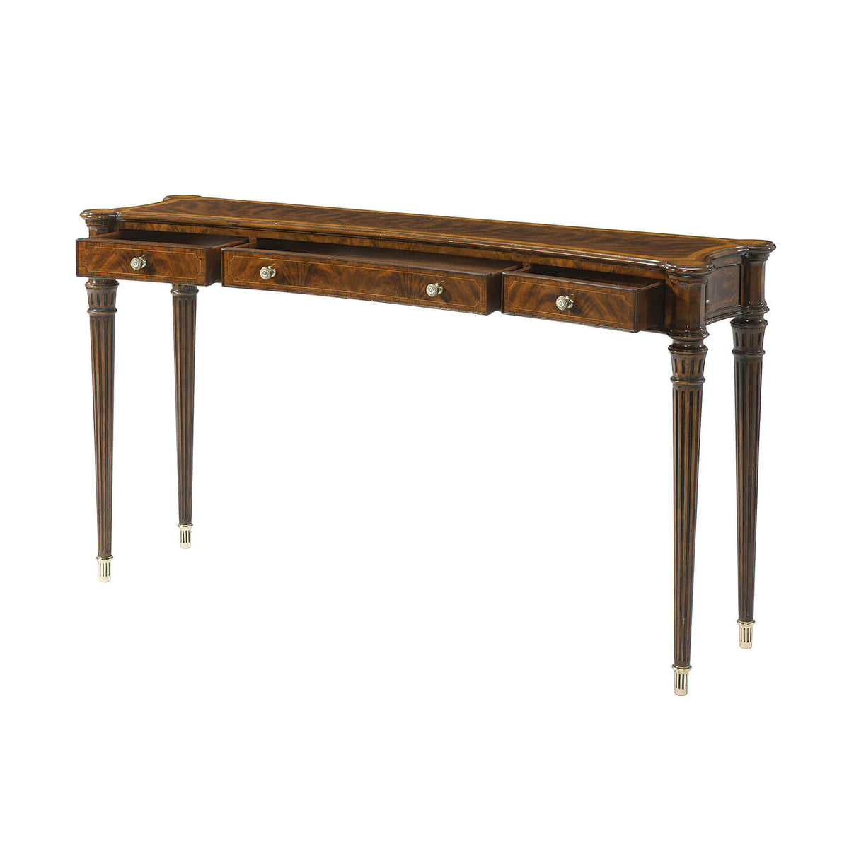 Regency Concave Front Console - English Georgian America