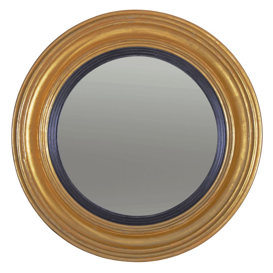 Regency Convex Mirror - English Georgian America