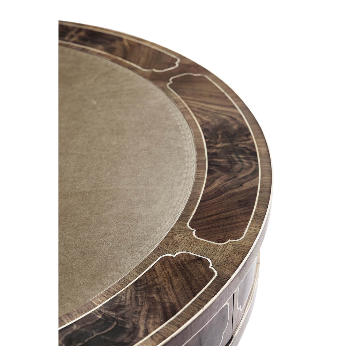 Regency Drum Table - English Georgian America