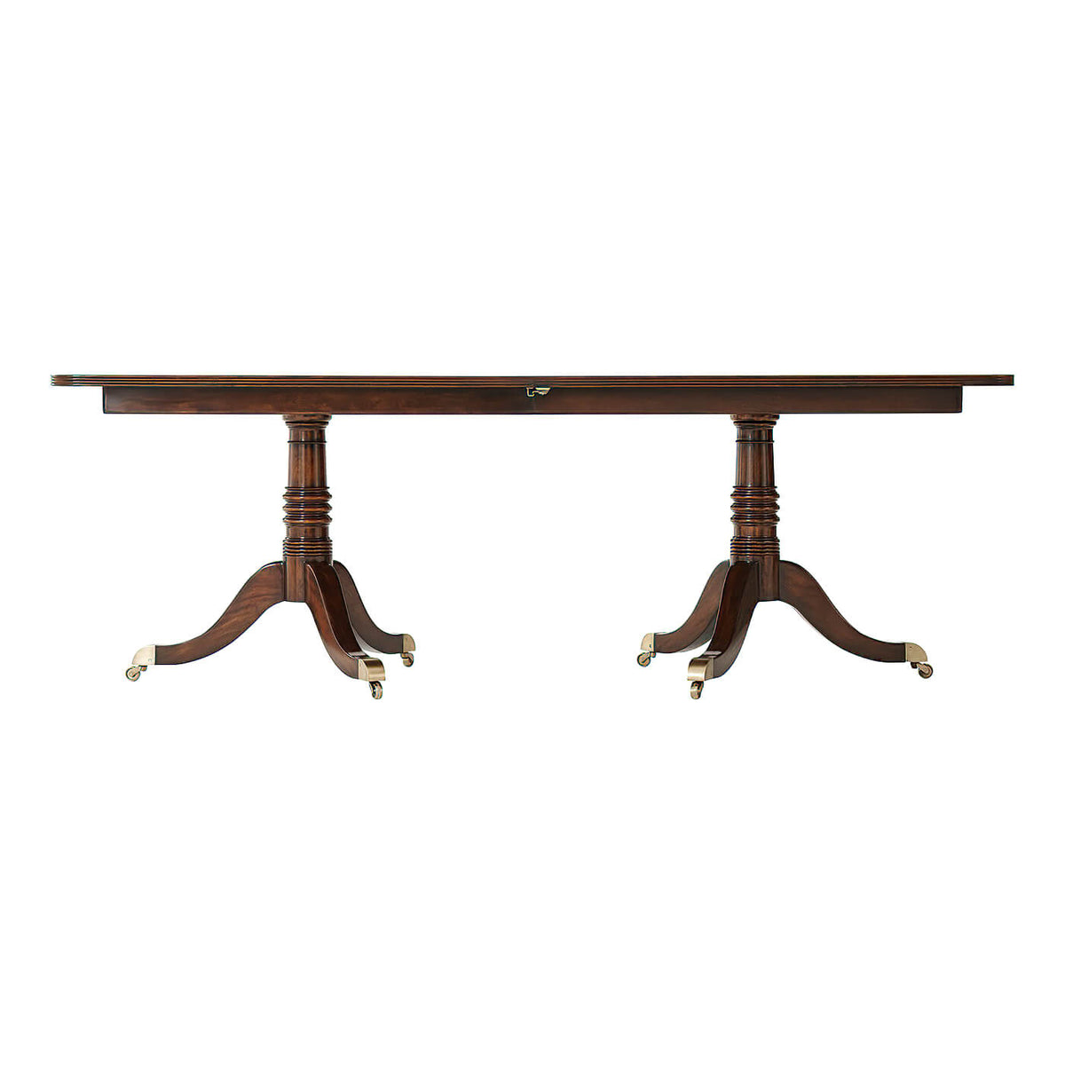 Regency Extension Mahogany Dining Table - English Georgian America