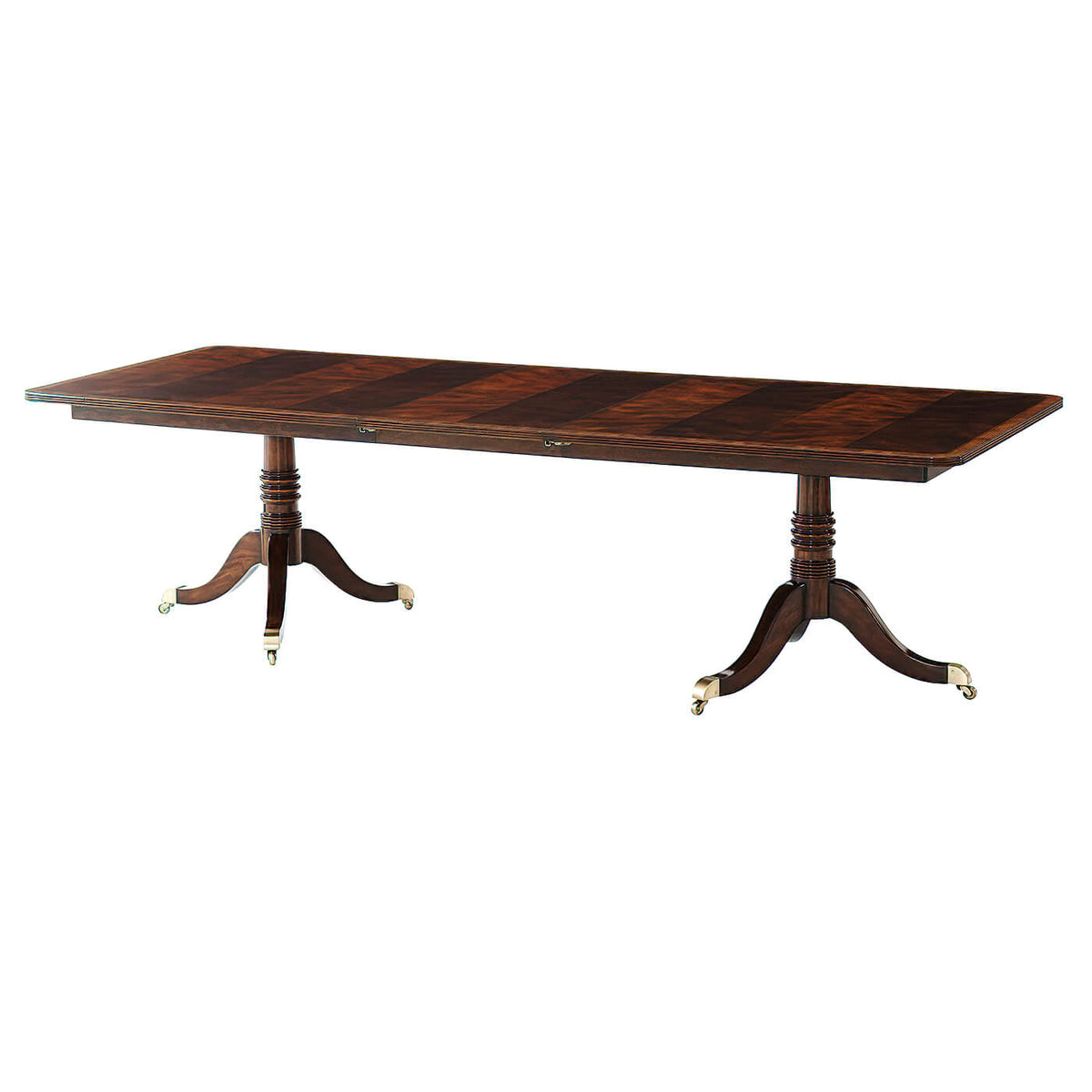 Regency Extension Mahogany Dining Table - English Georgian America