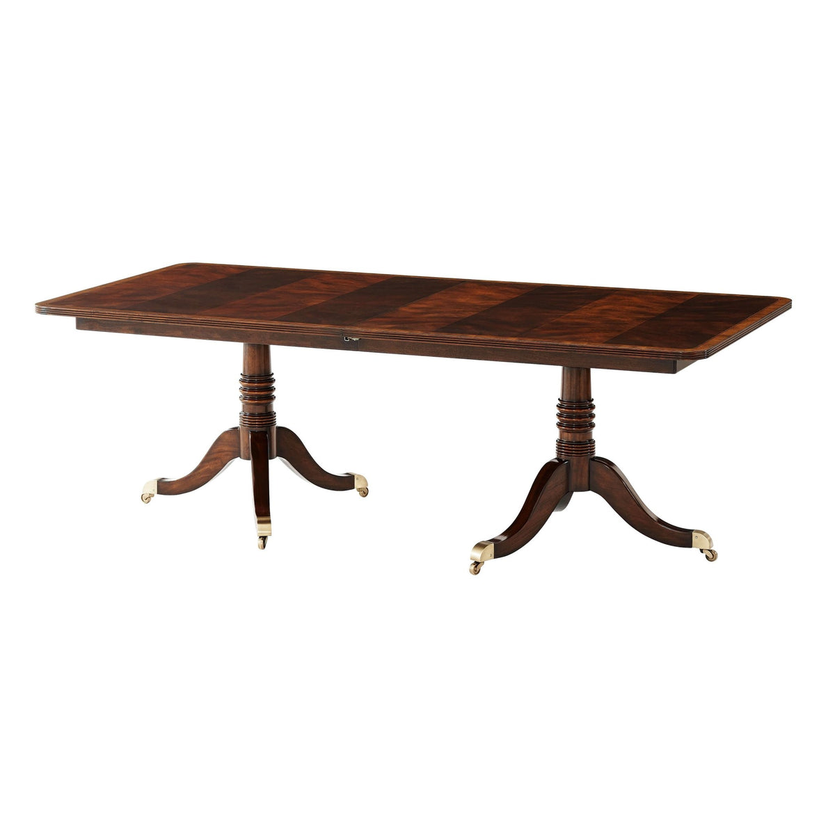 Regency Extension Mahogany Dining Table - English Georgian America