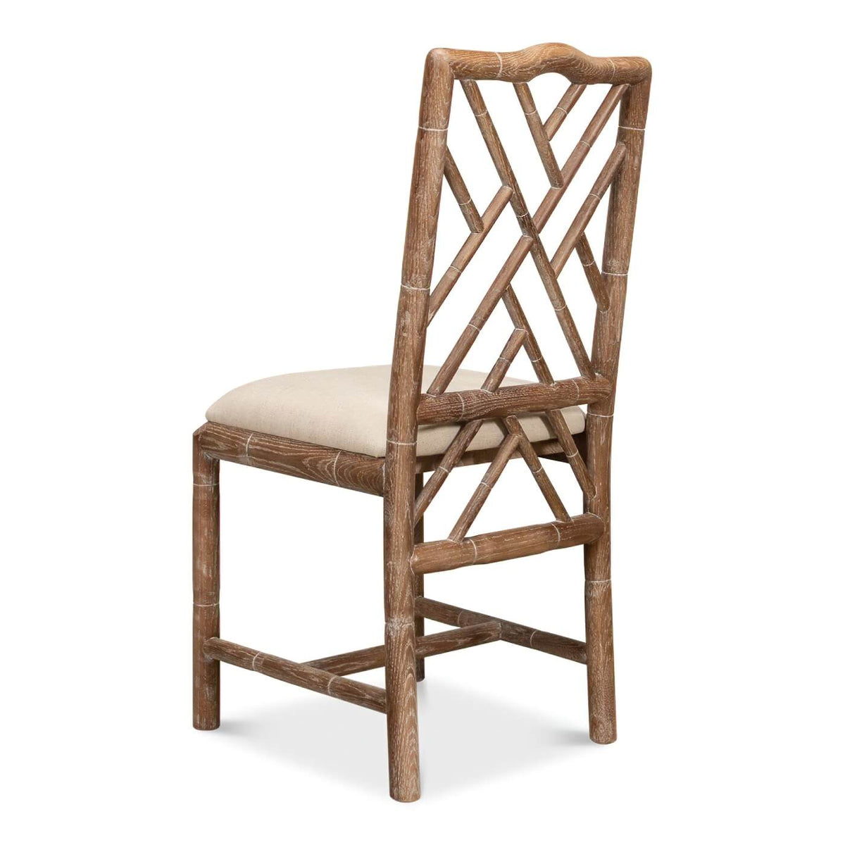 Regency Faux Bamboo Side Chair - English Georgian America