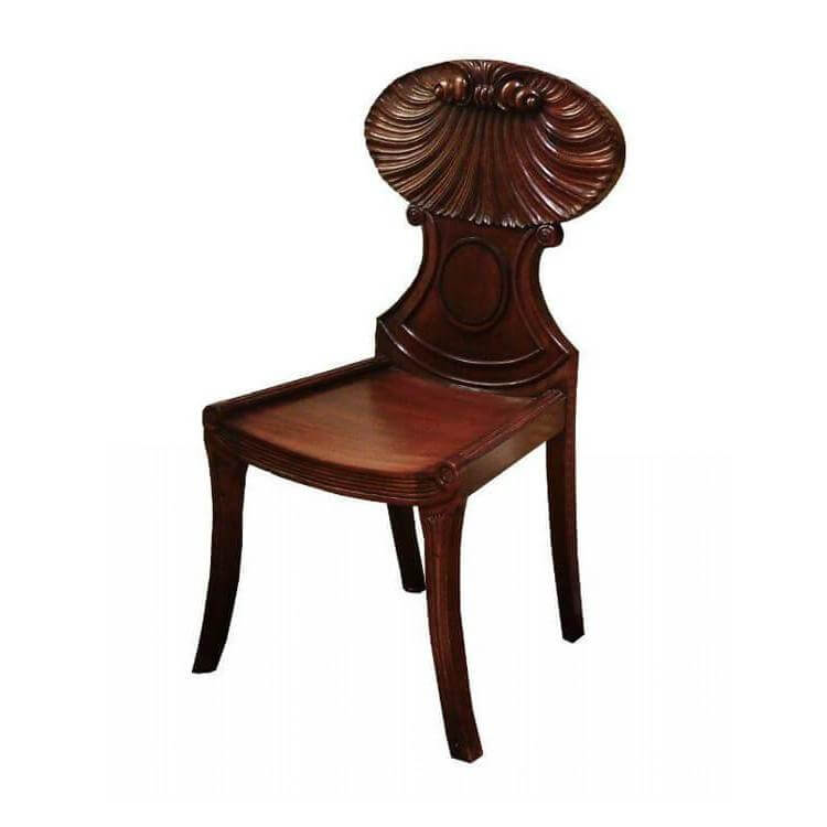 Regency Hall Chair - English Georgian America
