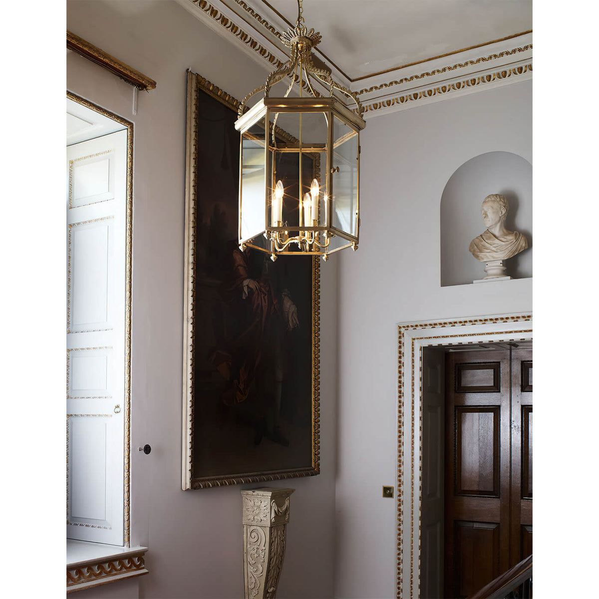 Regency Hall Lantern - Large - English Georgian America