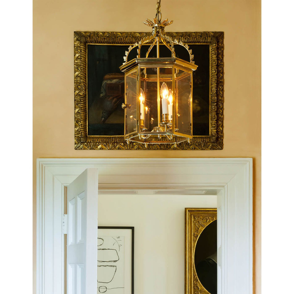Regency Hall Lantern - Small - English Georgian America