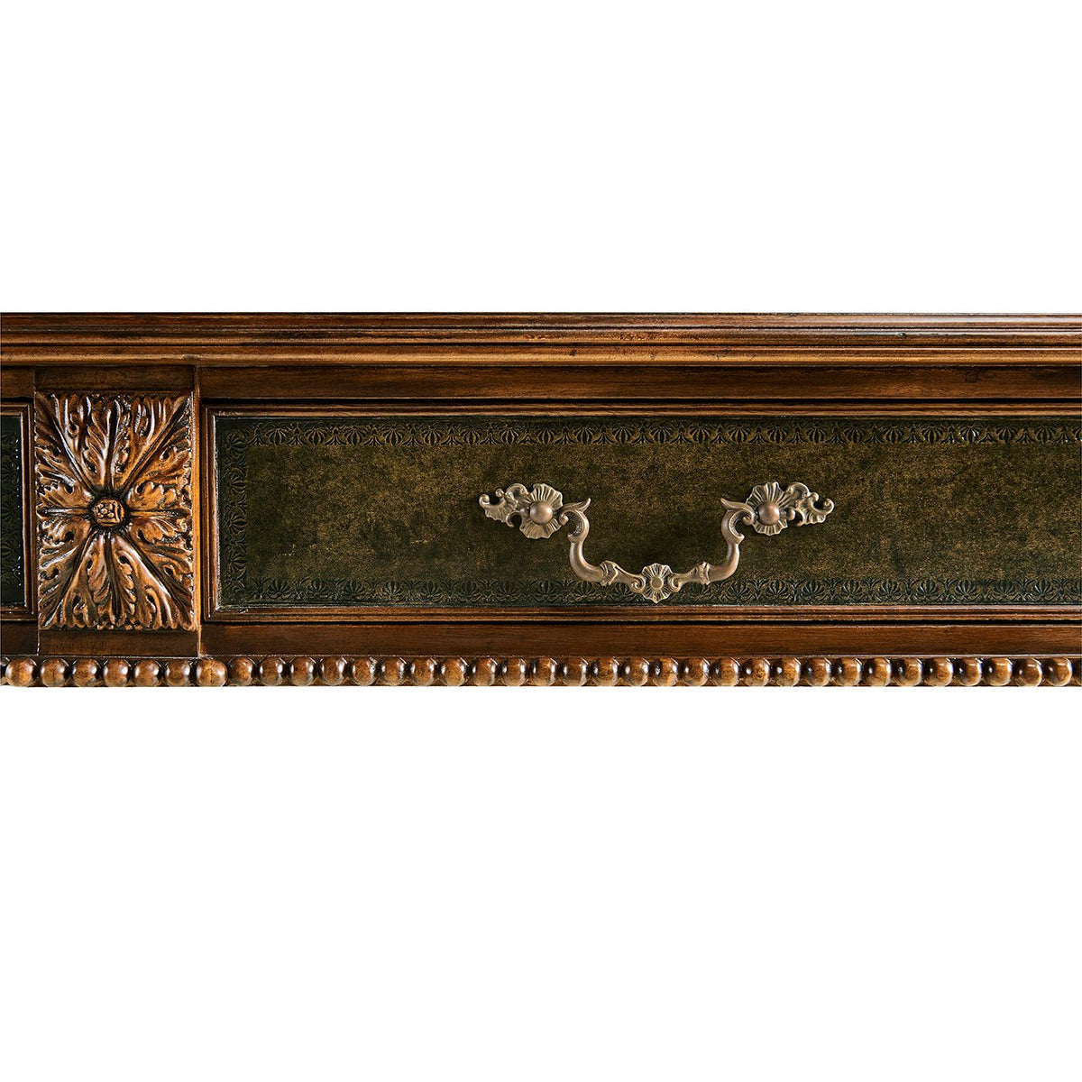 Regency Leather Top Desk - English Georgian America