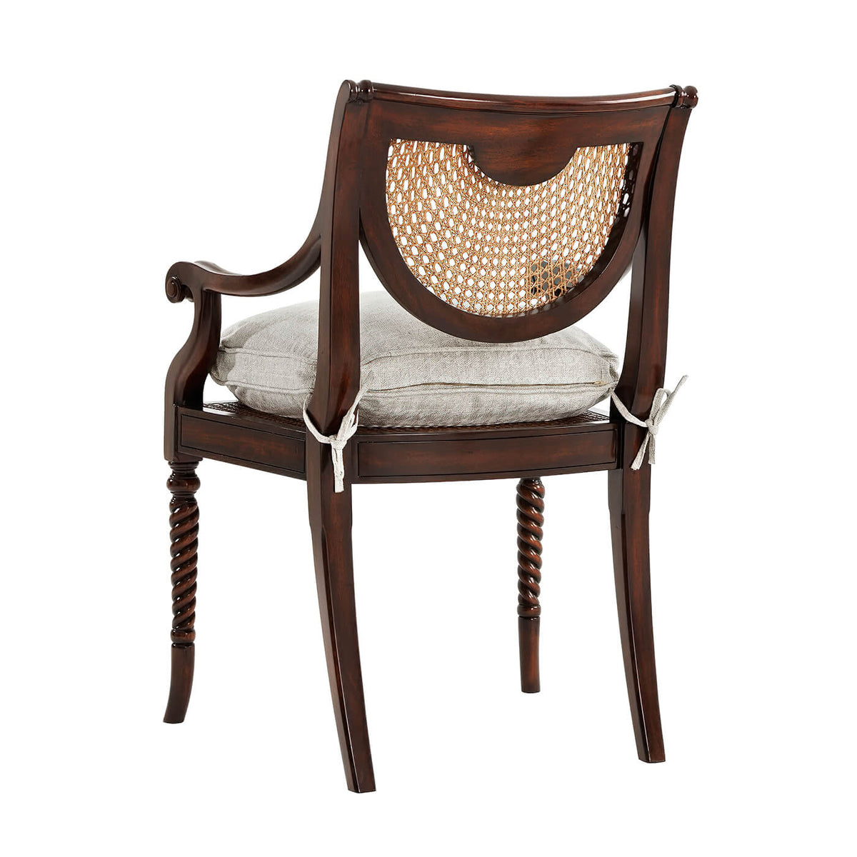 Regency Mahogany Armchair - English Georgian America