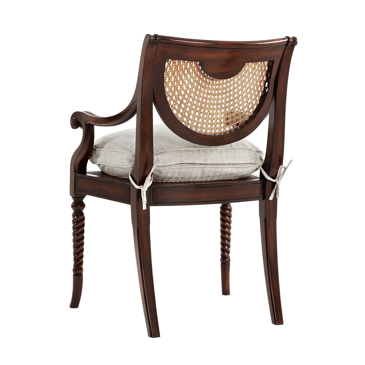 Regency Mahogany Armchair - English Georgian America