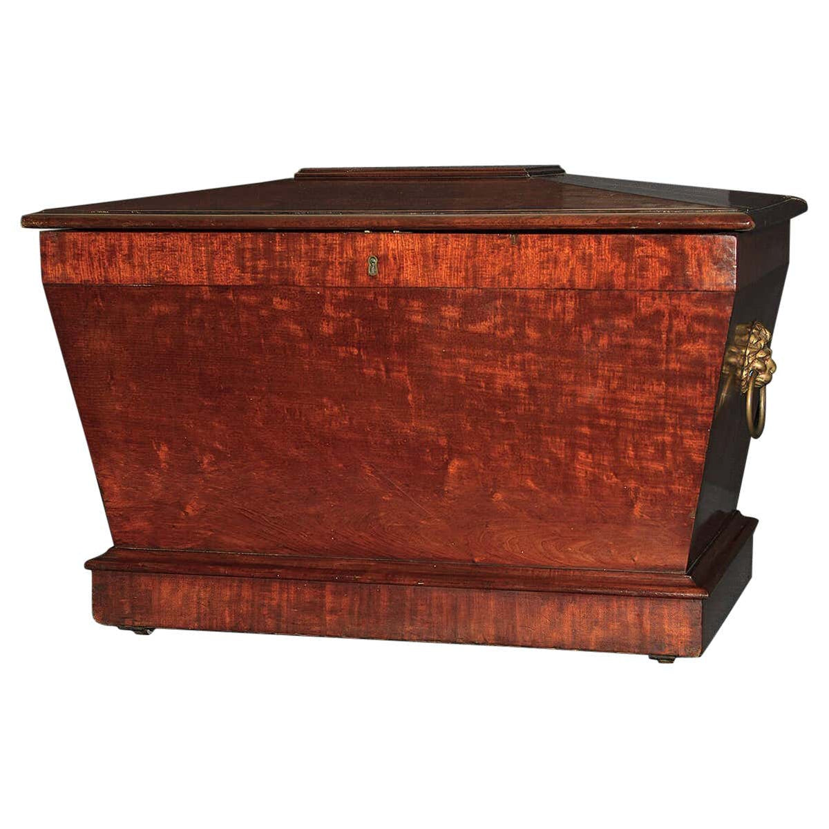 Regency Mahogany Cellarette - English Georgian America