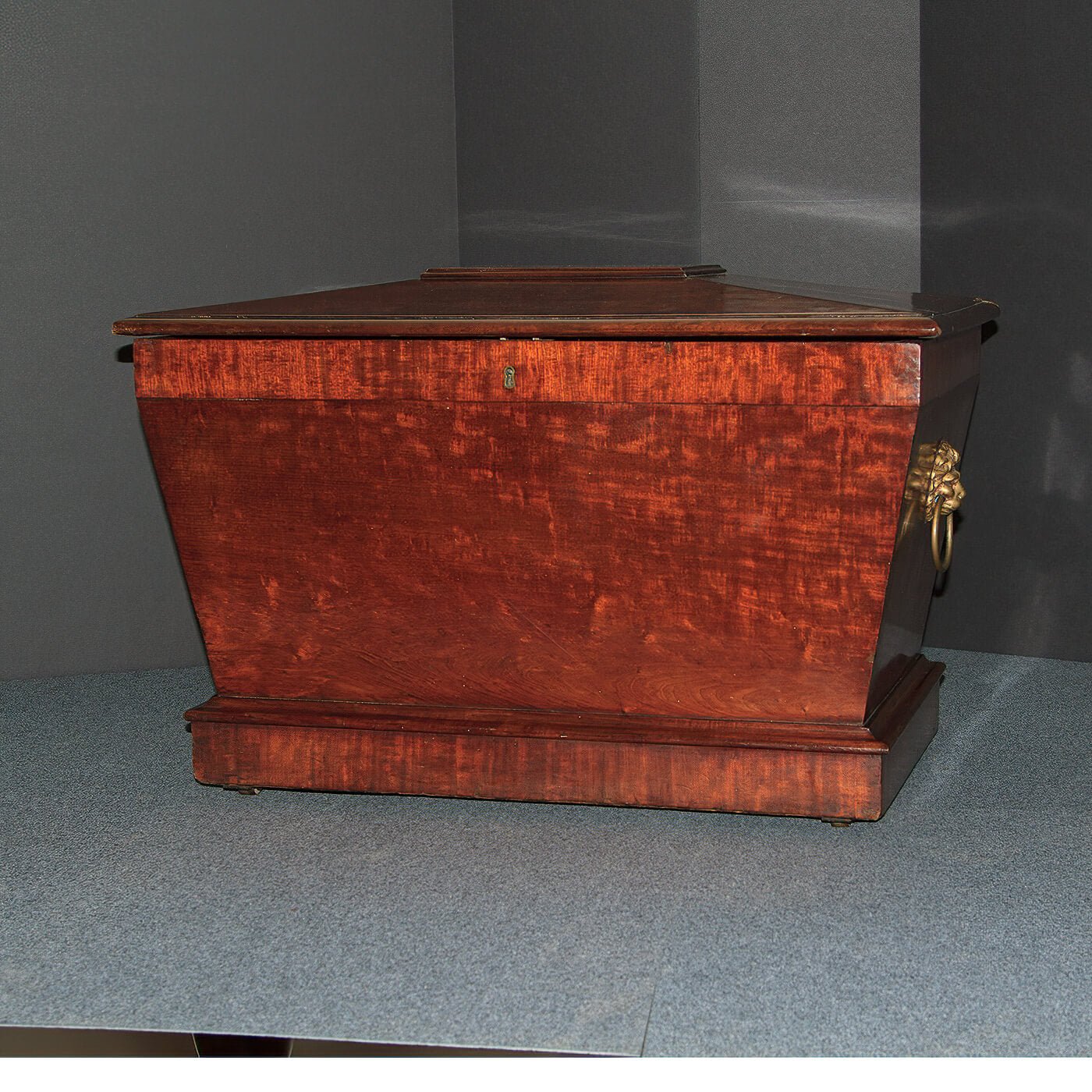 Regency Mahogany Cellarette - English Georgian America